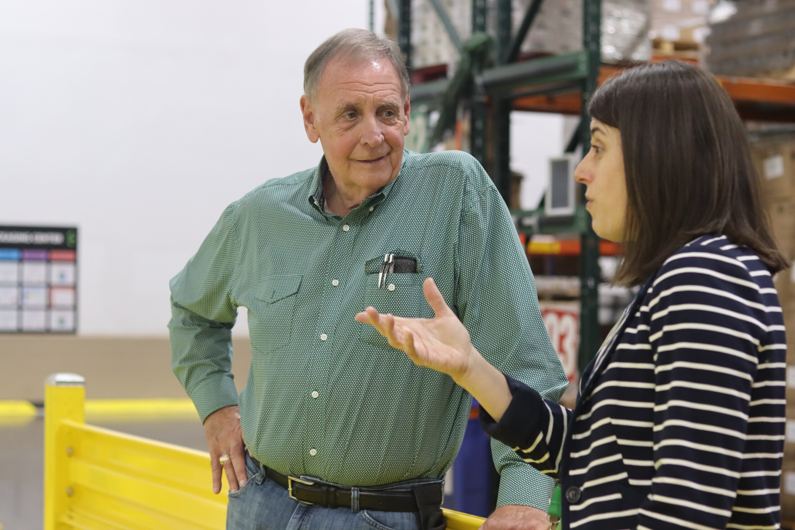 Senator Jack Stewart Tours the Regional Food Bank of Oklahoma